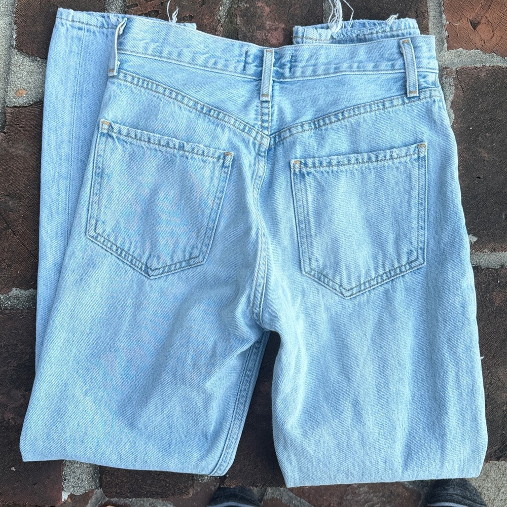 Agolde distressed Straight leg button fly Jeans - Picture 5 of 8